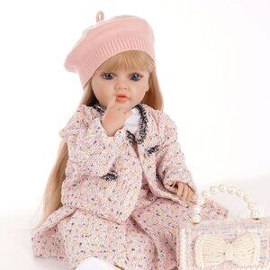 55 cm Tall Babylistic Soft Silicone Vinyl Talking Reborn Doll very realistic